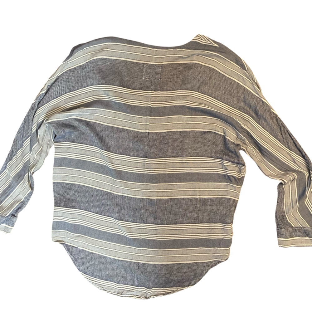 Rails Lily Athens Women’s Stripe Blouse Size S Lo… - image 8
